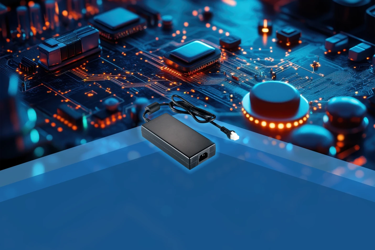 GaNFET 설계 전원 공급 장치, 고전력 밀도